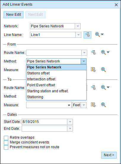 Choosing the route and measure method Choosing the route and measure method