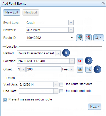 Add Point Events by referent offset Add Point Events by referent offset