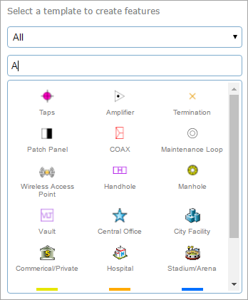 Feature template filter Feature template filter