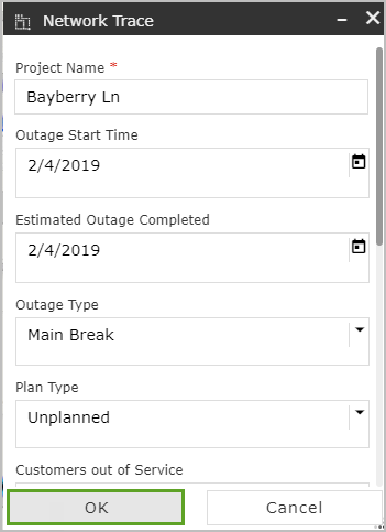 Click OK for the new project Click OK for the new project